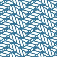 Seamless nautical rope knot pattern lattice N2