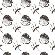 Seamless Oktoberfest Pattern N3