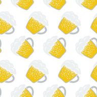 Seamless Oktoberfest Pattern N4