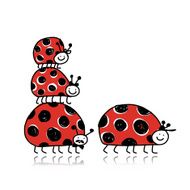 Ladybird family for your design N3