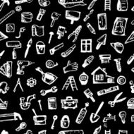 House repair seamless pattern for your design N2