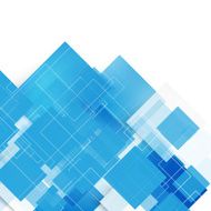 Vector blue squares Abstract background