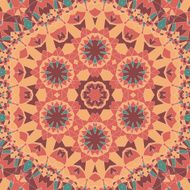 Seamless oriental square pattern
