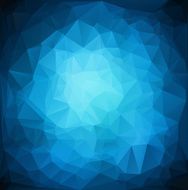 Blue Polygonal Mosaic Background Creative Design Templates N7