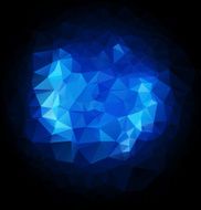 Blue Polygonal Mosaic Background Creative Design Templates N11
