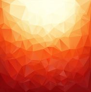 Orange Polygonal Mosaic Background Creative Design Templates