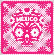 Mexican Skull - Cut Out Paper