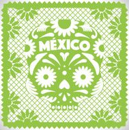 Mexican Skull - Cut Out Paper N3