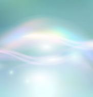 Vector sun on a soft blue background