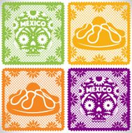 D&iacute;a de Muertos - Set Papel Picado N2