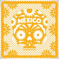 Mexican Skull - Cut Out Paper N4