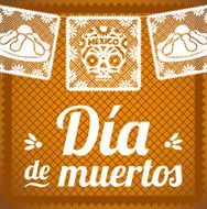 D&iacute;a de Muertos - Composici&oacute;n Papel Picado