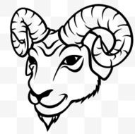 ram head mascot N2