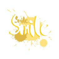 Smile inscription