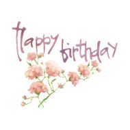 Calligraphy greeting card N34