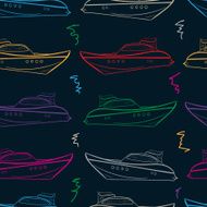 Seamless color yachts