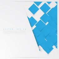 Vector blue squares Abstract background N4