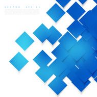 Vector blue squares Abstract background N5