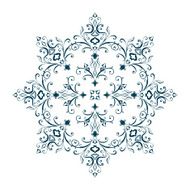 Isolated Abstract Floral pattern Vector illustration