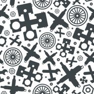 Car service seamless pattern N2