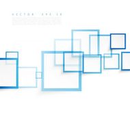 Vector blue squares Abstract background N8