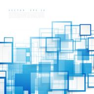 Vector blue squares Abstract background N9