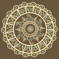 Ornamental round decoration N2