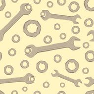 Seamless wrenches and nuts