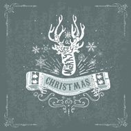 Vintage Christmas Background N4
