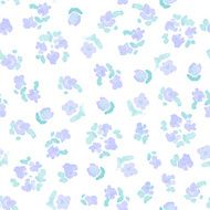 watercolor flowers cute seamless pattern N2