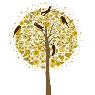 Tree and birds