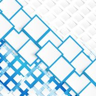 Vector blue squares Abstract background N16