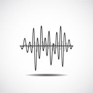 Sound Wave Icon Music soundwave icons set