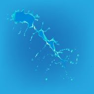 Drops splashes vector N4