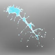 Drops splashes vector N6