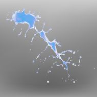 Drops splashes vector N7