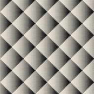 dots rhombus seamless monochrome pattern