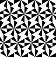 Black and white geometric seamless pattern abstract background N42