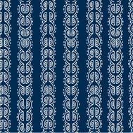 Vector seamless blue and white ethnic pattern N2