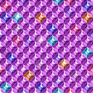 Colored diamonds texture Vector illustration