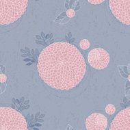 Seamless texture with asters N29