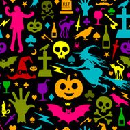 Halloween seamless pattern N46