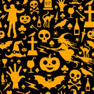 Halloween seamless pattern N47