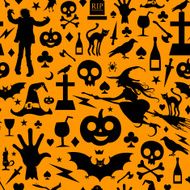 Halloween seamless pattern N49