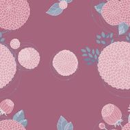 Seamless texture with asters N30