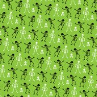 halloween skeletons pattern