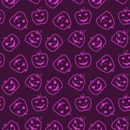 halloween seamless pattern with pumpkins N5