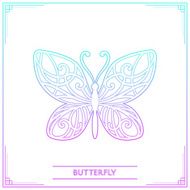 Butterfly Lineart