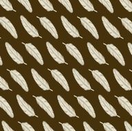 Ethnic pattern with Feathers N2