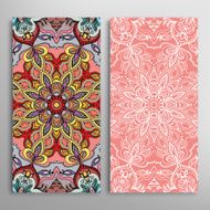 Vector seamless vertical patterns set with hand drawn repeating texture N3